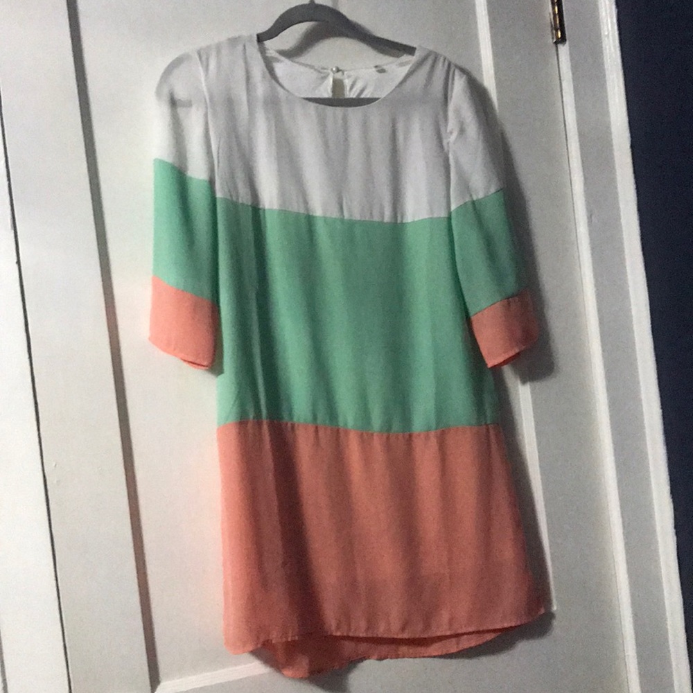 Color block dress